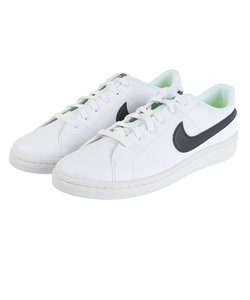 ナイキ（NIKE）スニーカー コート ロイヤル 2 NN ホワイト ブラック DH3160-101 スポーツシューズ 靴 ローカット ビーガンシューズ シンプ…