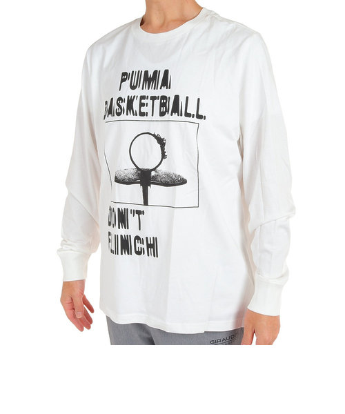 プーマ（PUMA）バスケットボールウェア ロンT タイムアウト ロングスリーブTシャツ 53236002