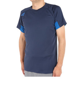 デュアリグ（DUARIG）サッカーウェア ドライプラス 半袖 Tシャツ プラクティスシャツ 2S8205-SCWR-741UK NVY 速乾
