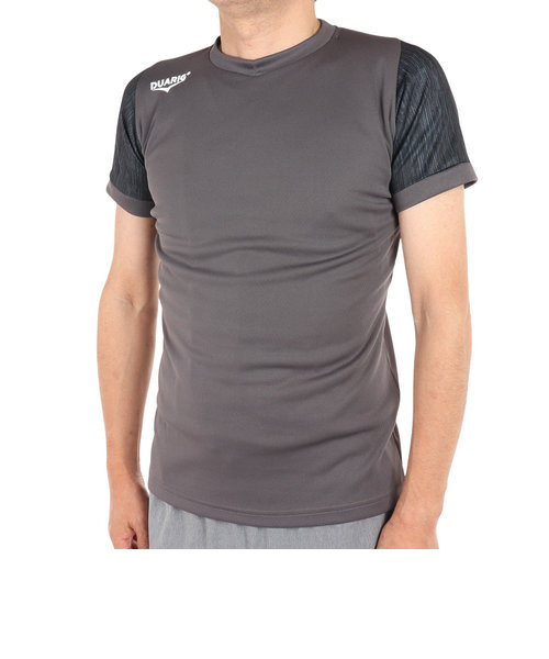 デュアリグ（DUARIG）サッカーウェア ドライプラス 半袖 Tシャツ プラクティスシャツ 2S8206-SCWR-741UK CGRY 速乾