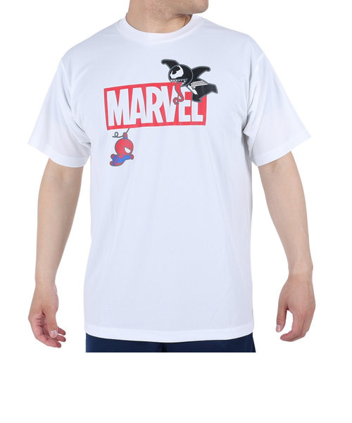 マーベル（MARVEL）バスケットボール ウェア UVカット キャラクター マーベル スパイダーマン&ヴェノム 半袖 Tシャツ DS0212012  吸汗速乾…