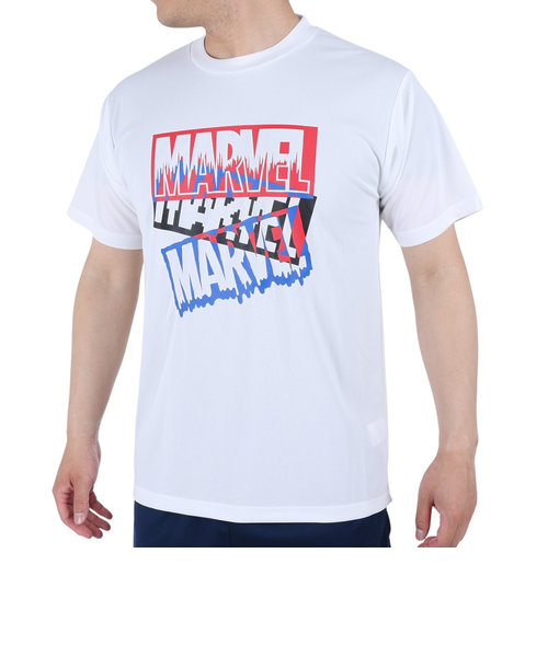 マーベル（MARVEL）バスケットボール ウェア UVカット キャラクター マーベル ロゴ 半袖 Tシャツ DS0212015 吸汗速乾 抗菌防臭 冷感