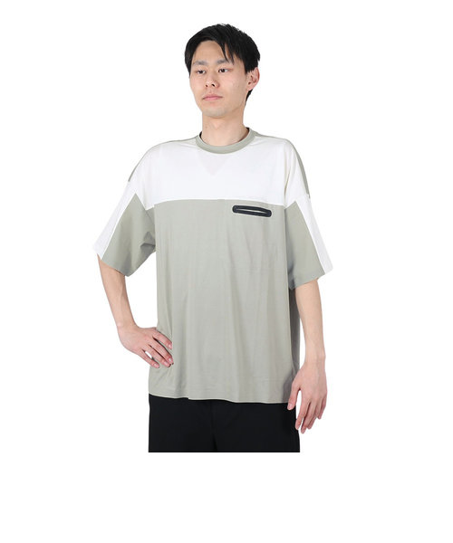 ウィッテム（HUITIEME）半袖Tシャツ メンズ 配色着圧ポケット 191-26240-005