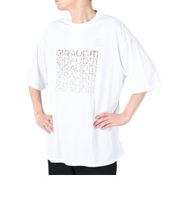 半袖Tシャツ メンズ ドライ プリントメッシュTLF CT2S3354-TR863-DGCD WHT