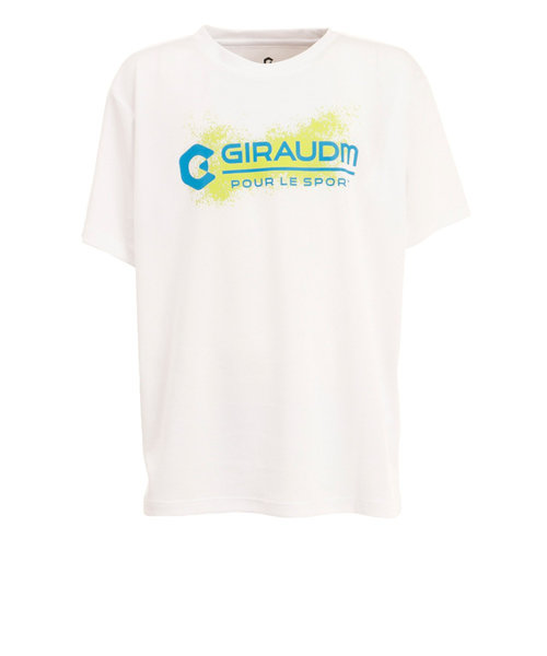 ドライ 速乾 UV ドライプラス プリントメッシュTシャツ CT2S3389-TR865-DGCD WHT