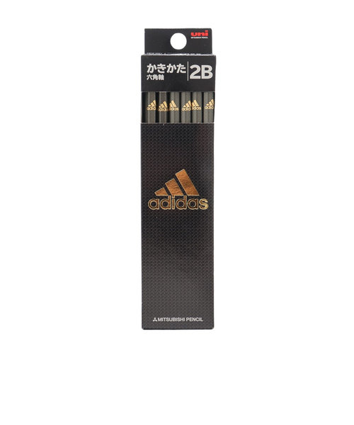 アディダス（adidas）かきかた鉛筆 AI04 黒金 2B K56012B