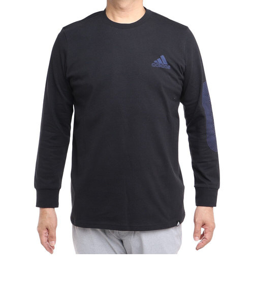 アディダス（adidas）BOOST グラフィック 長袖Tシャツ RB867-HE2336