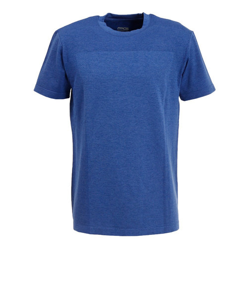 パフォーマンスギア（PG）テニスウェア 冷感 ジャガード半袖Tシャツ 732PG2TJ7600 BLU 速乾