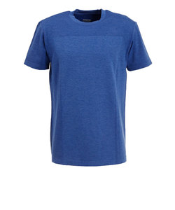 パフォーマンスギア（PG）テニスウェア 冷感 ジャガード半袖Tシャツ 732PG2TJ7600 BLU 速乾