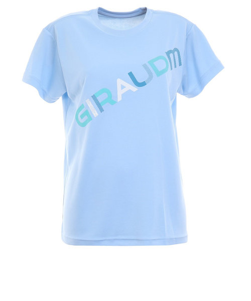 半袖Tシャツ レディース プリントメッシュTRG CT2S3373-TR864-DGCD LBLU