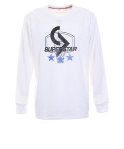 ミズノ（MIZUNO）バスケットボールウェア ロンT SUPER STAR 長袖Tシャツ 32JAS22301