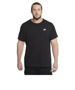 ナイキ（NIKE）tシャツ 半袖 クラブ Tシャツ コットン100% 黒 ブラック ワンポイント シンプル 洗濯可 綿100% AR4999-013