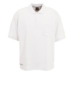 コンバース（CONVERSE）ワンポイント胸ポケット ポロシャツ CA221481-1100
