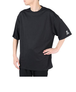 半袖Tシャツ メンズドライ プリントメッシュTシャツ CT2S3345-TR863-DGSD BLK