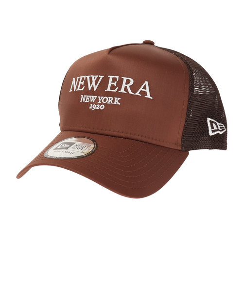 ニューエラ（NEW ERA）帽子 9FORTY A-Frame トラッカー タイプライター ルクス キャップ 13059185