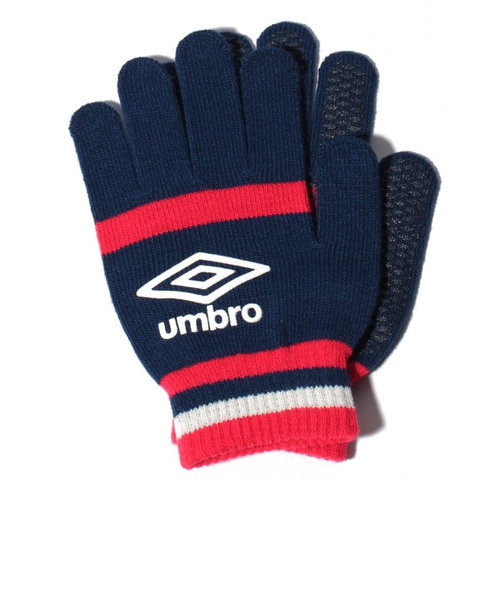 アンブロ（UMBRO）手袋 防寒 ジュニア マジックニットグローブ UUDSJD56 NVRD