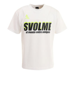 スボルメ（SVOLME）サッカー フットサルウェア シャドーロゴプラTシャツ 1221-92100WH 速乾 UVカット