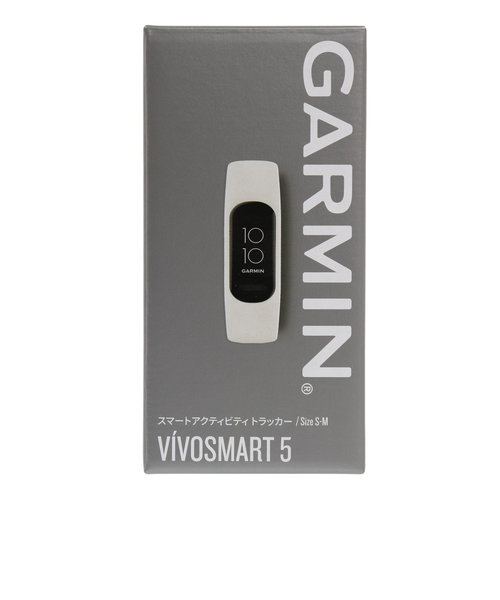 ガーミン（GARMIN）スマートウォッチ 時計 vivosmart 5 White S/M 010