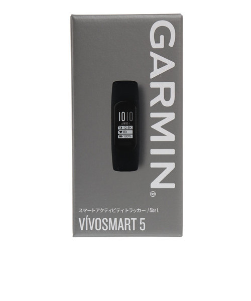 ガーミン（GARMIN）スマートウォッチ 時計 vivosmart 5 Black L 010