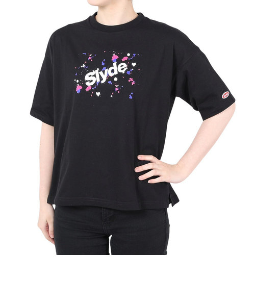 SPLASH 半袖Tシャツ 22SSSLYL027-BLK2