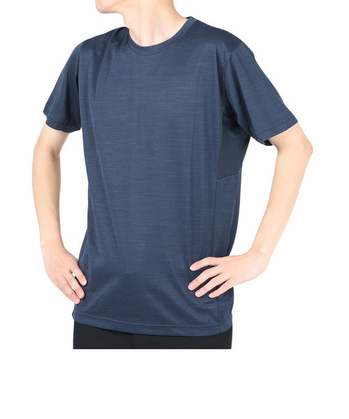 デュアリグ（DUARIG）半袖Tシャツ メンズ 高通気素材 VXBREEZE 杢調 SL A 2S3360-TRCT-863SPT NVY