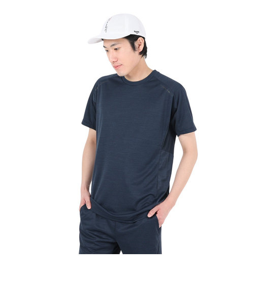 デュアリグ（DUARIG）半袖Tシャツ メンズ 高通気素材 VXBREEZE 杢調 SL B 2S3361-TRCT-863SPT NVY