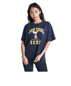ロキシー（ROXY）UVカット Tシャツ PEANUTS JOE COOL TEE 22SURST222500NVY