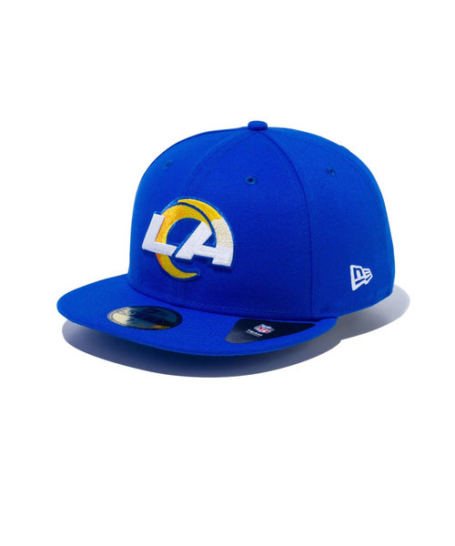 ニューエラ（NEW ERA）59FIFTY ロサンゼルス・ラムズ オーシャンサイドブルー×チームカラー 12824312 帽子