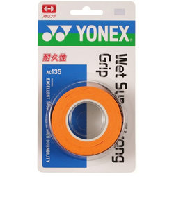 ヨネックス（YONEX）テニスグリップテープ ウェットスーパーストロング 3本入り AC135-160