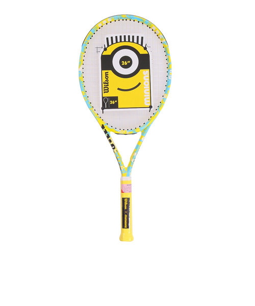 ウイルソン（Wilson）ジュニア 硬式用テニスラケット ミニオンズ CLASH 26 V2.0 WR098710U 26インチ