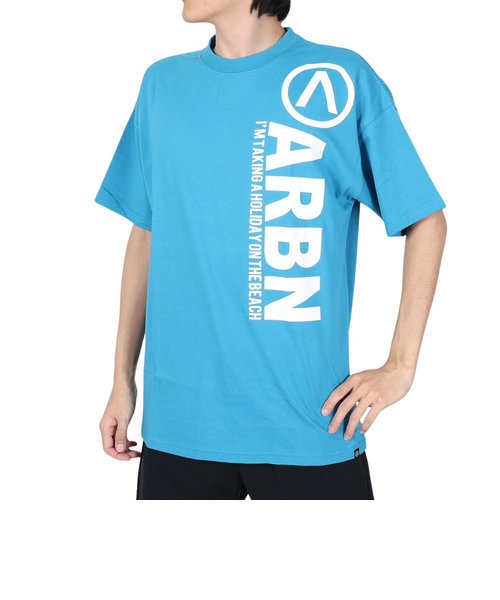 エアボーン（ARBN）ロゴ 半袖Tシャツ 22S-ARBN-011SS-BLU