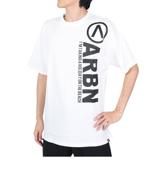 エアボーン（ARBN）ロゴ 半袖Tシャツ 22S-ARBN-011SS-WHT