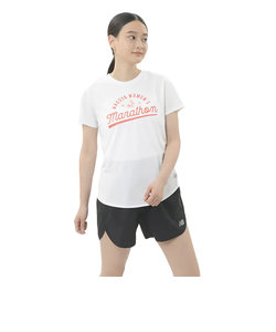 ニューバランス（new balance）半袖 Tシャツ レディース 名古屋ウィメンズマラソン AWT1123YWT ドライ