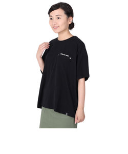 エルケクス（ELKEX）ポケット プリント 半袖Tシャツ EKL2S14200 BLK