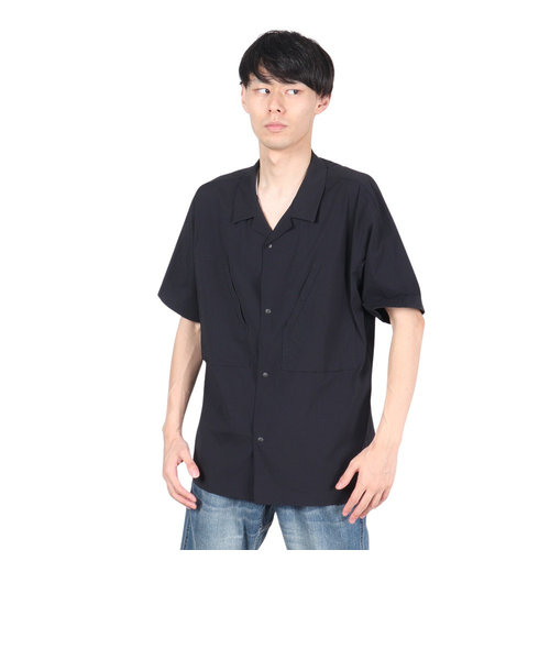 エルケクス（ELKEX）NY TASLAN 半袖シャツ EKM2S14141 BLK