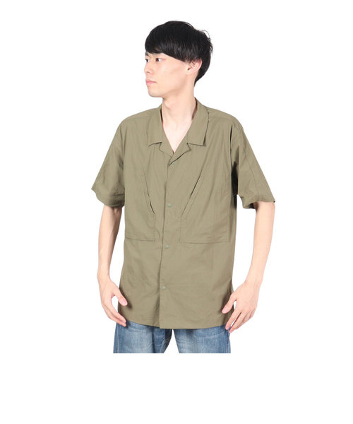 エルケクス（ELKEX）NY TASLAN 半袖シャツ EKM2S14141 OLIVE