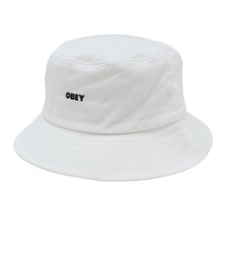 オベイ（OBEY）BOLD TWILL BUCKET HAT 100520055WHT22U