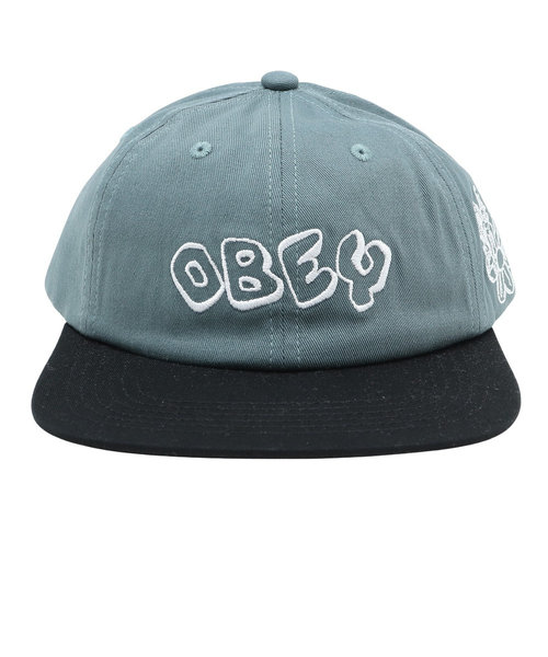 オベイ（OBEY）PLOT 6 PANEL SNAPBACK キャップ 100580313LEA22U