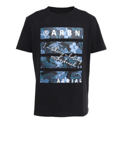 エアボーン（ARBN）ボタニカル半袖Tシャツ 013SS-BLK