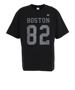 ニューバランス（new balance）半袖Tシャツ メンズ 黒 900 ボストン82 ロゴプリント AMT25066BK