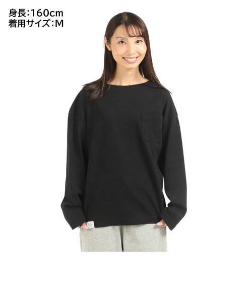 ニューバランス（new balance）長袖Tシャツ レディース 黒 900 ボート