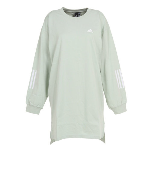 アディダス（adidas）長袖Tシャツ レディース ワーディング ルーズ