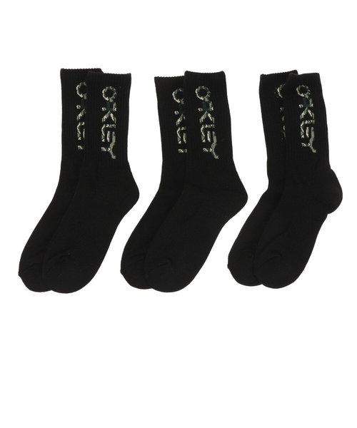 オークリー（OAKLEY）B1B Socks 2.0 3足組 FOS900277-02E.M