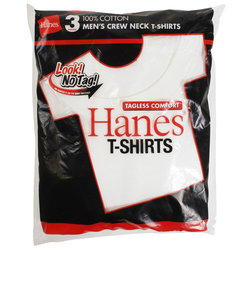 ヘインズ（Hanes）赤ラベルクルーネックTシャツ 3枚組 HM2135G 010 オンライン価格