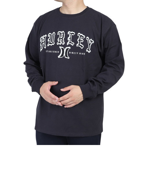 ハーレー（HURLEY）OLD ARC ロゴ 長袖Tシャツ MLS2200002-CGY