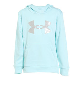 アンダーアーマー（UNDER ARMOUR）スウェットパーカー アーマー フリース GLITTER フーディー ガールズ 女の子 1373136 469