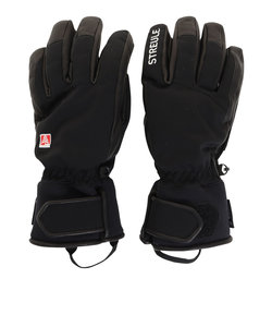 レザーバーム 五指グローブ ST22FGR0001 BLK ブラック 手袋 スキー スノーボード 防寒対策