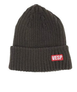 ベスプ（VESP）LOOSE RIB KNIT BEANIE リブニットビーニー VPMB1017 BR ブラウン ニット帽 スノーボード