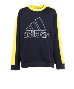 アディダス（adidas）ボーイズ カラーブロック クルースウェット VB283-HM9586