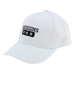 セッションズ（SESSIONS）カレッジスタイルロゴ キャップ 22800236 OWHT 帽子
